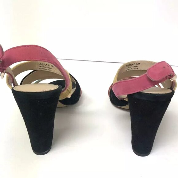 Botkier Women’s Sera, Multi Block Slingback Heels, Size 6.5 M - Picture 4 of 6